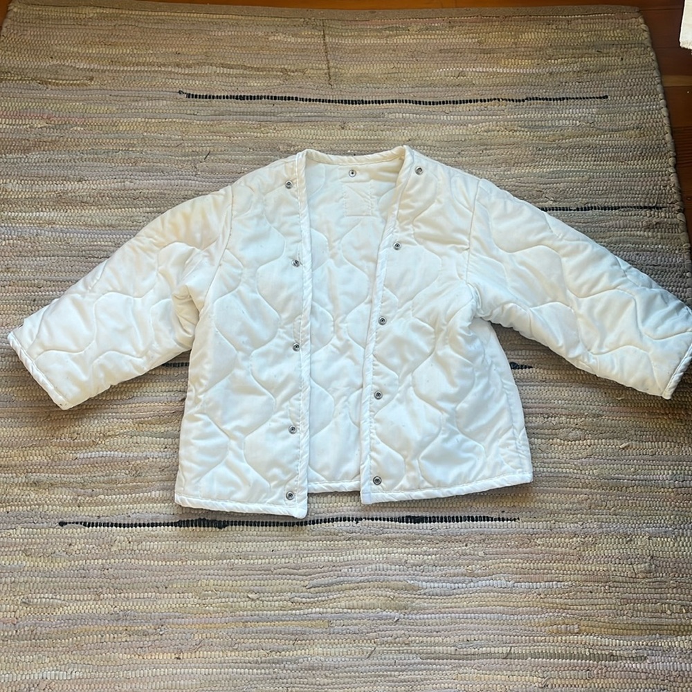 Vintage Quilted Fireman’s Coat Liner (Unisex)